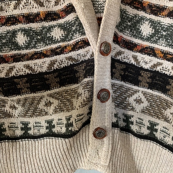 patterned knit cardigan - Picture 2 of 8